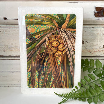 Medi Woodblock - Pandanus