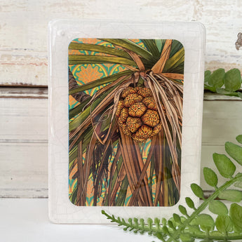 Mini Woodblock - Pandanus