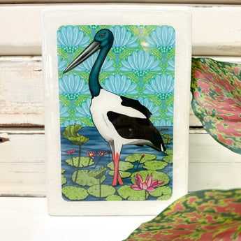 Maxi Woodblock - Jabiru