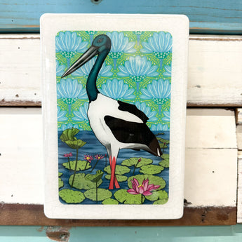 XL Woodblock - Jabiru