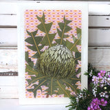 Maxi Woodblock - Bird's Nest Banksia